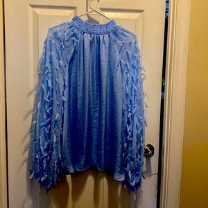 Baby Blue Ladies Blouse